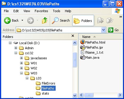 File Names and File Paths