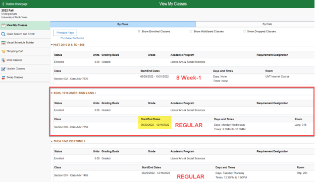 Tuition Adjustments University of North Texas