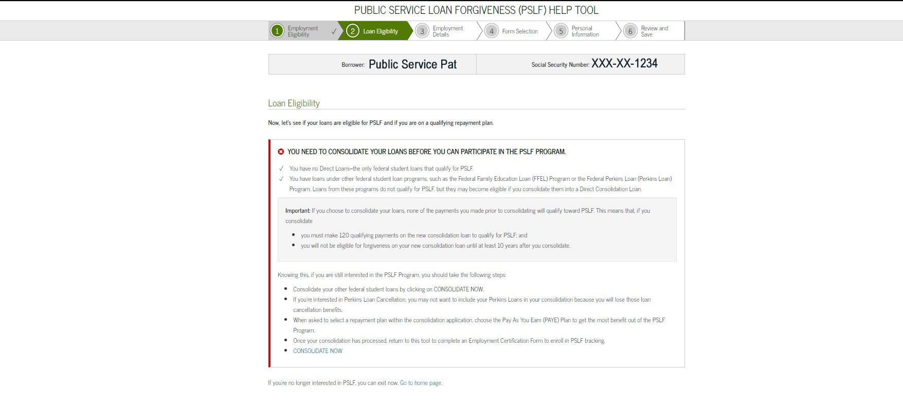 How to Use the Public Service Loan Help Tool FSA