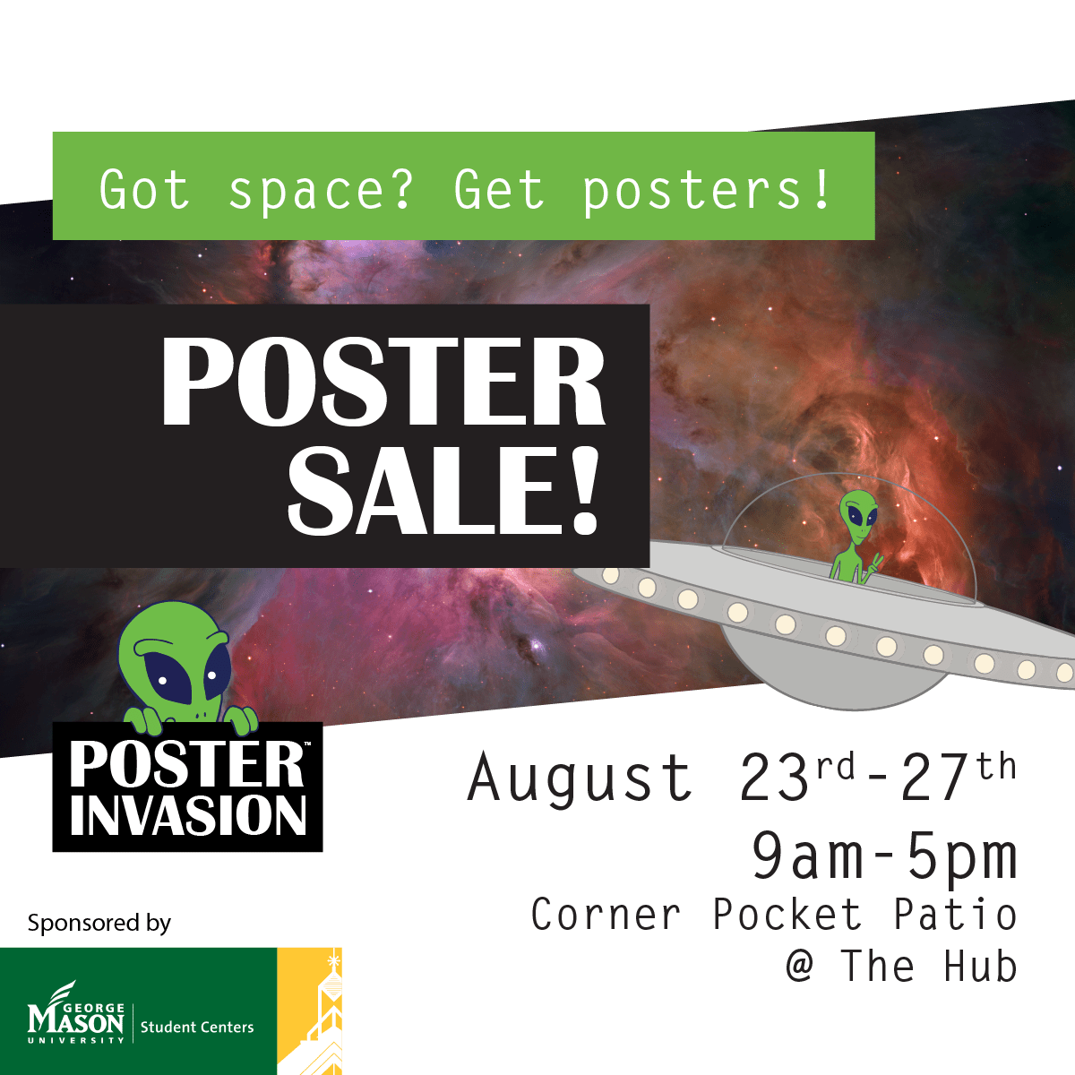 Corner Pocket Programs Mason University Student Centers