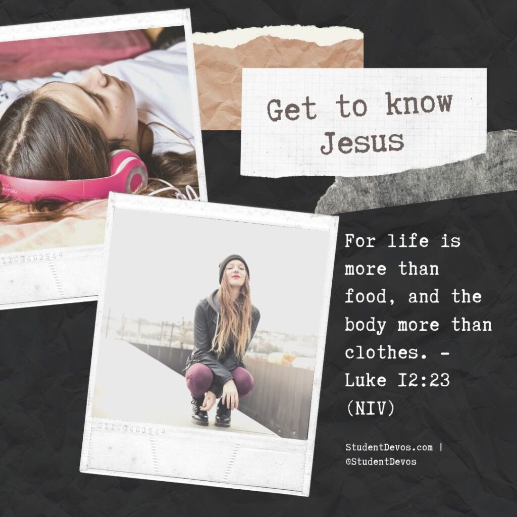 Daily Bible Verse and Devotion Luke 1223 The Z