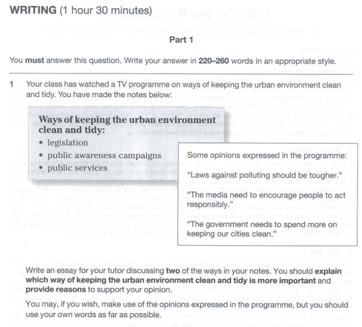 C1 Advanced Essay CAE 1 AMAZING Exam Technique