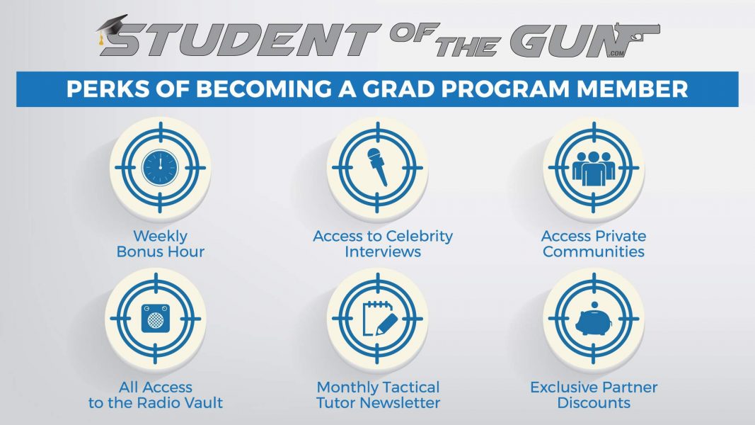 Join the Student of the Gun Grad Program