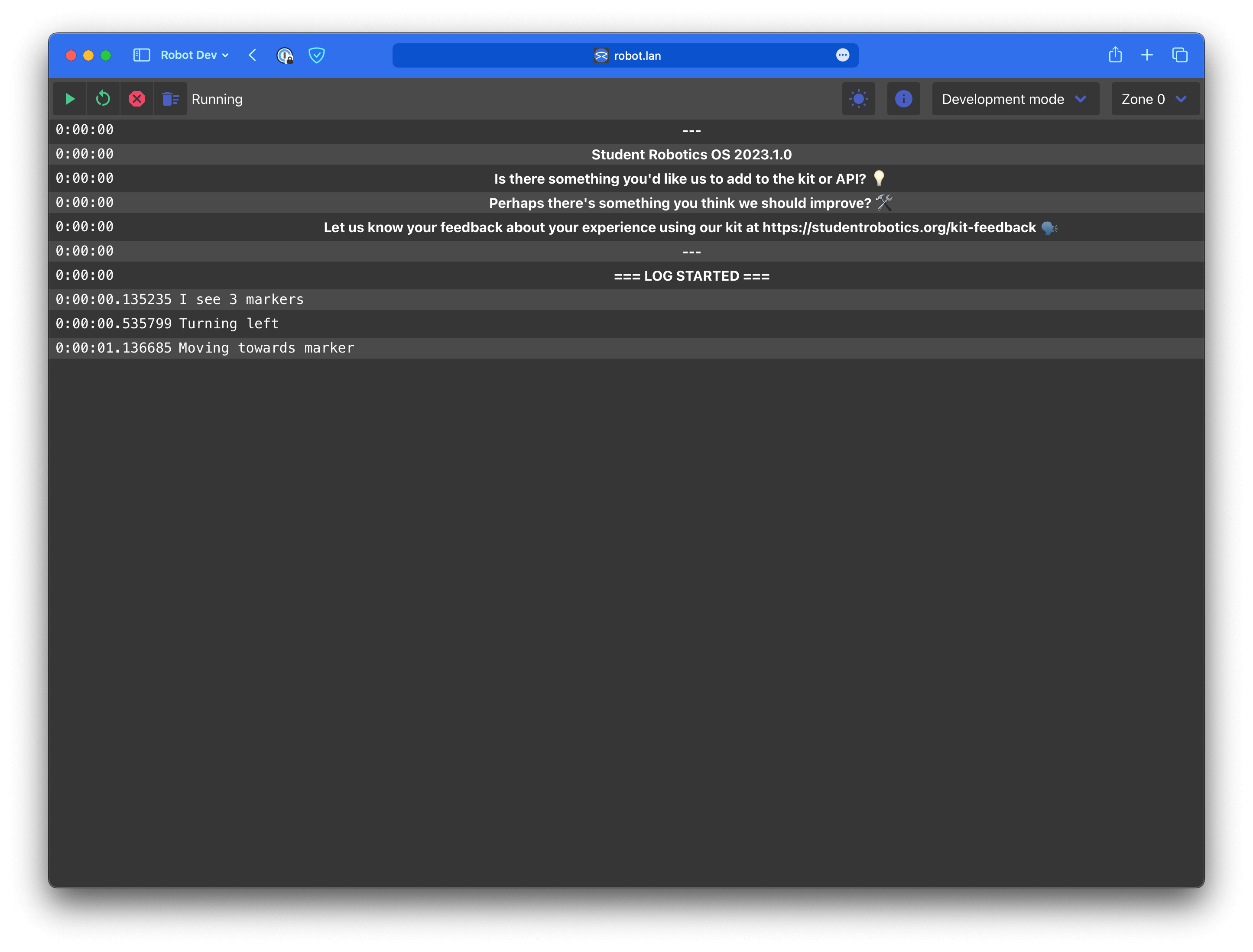 Kit Software Update 2023.1.0 Student Robotics