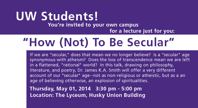 Dr. Smith Lyceum Lecture ad