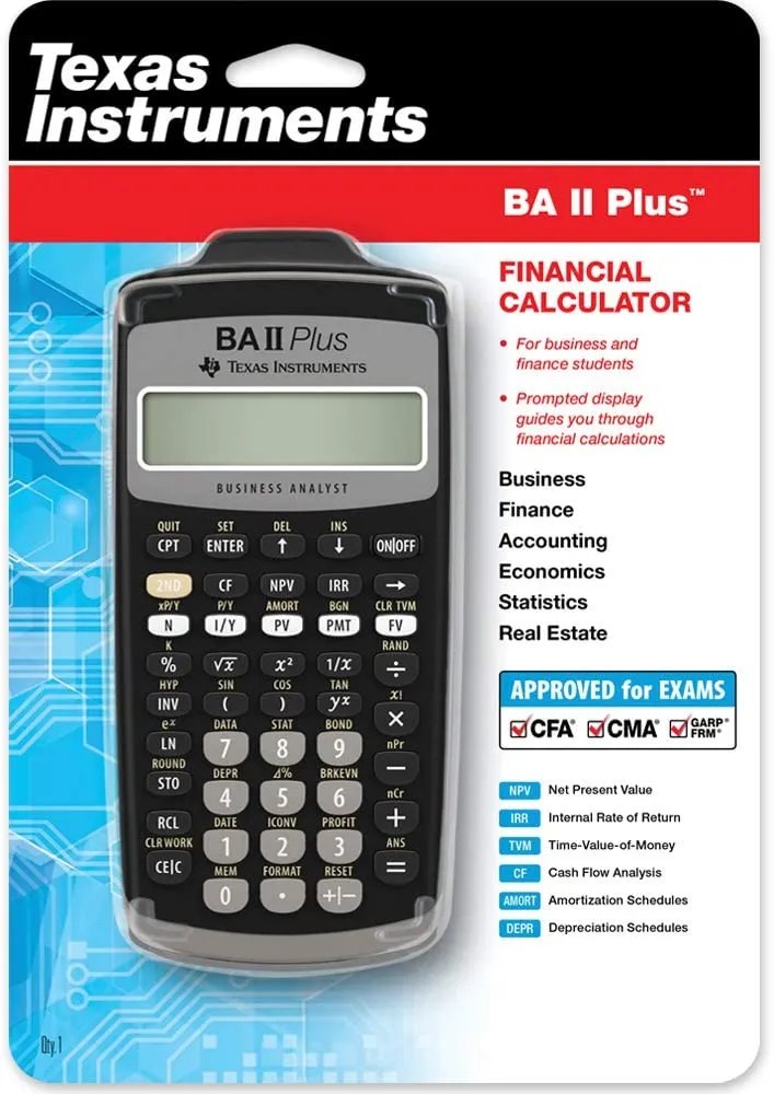 how to calculate net present value on ba ii plus Online calculator for