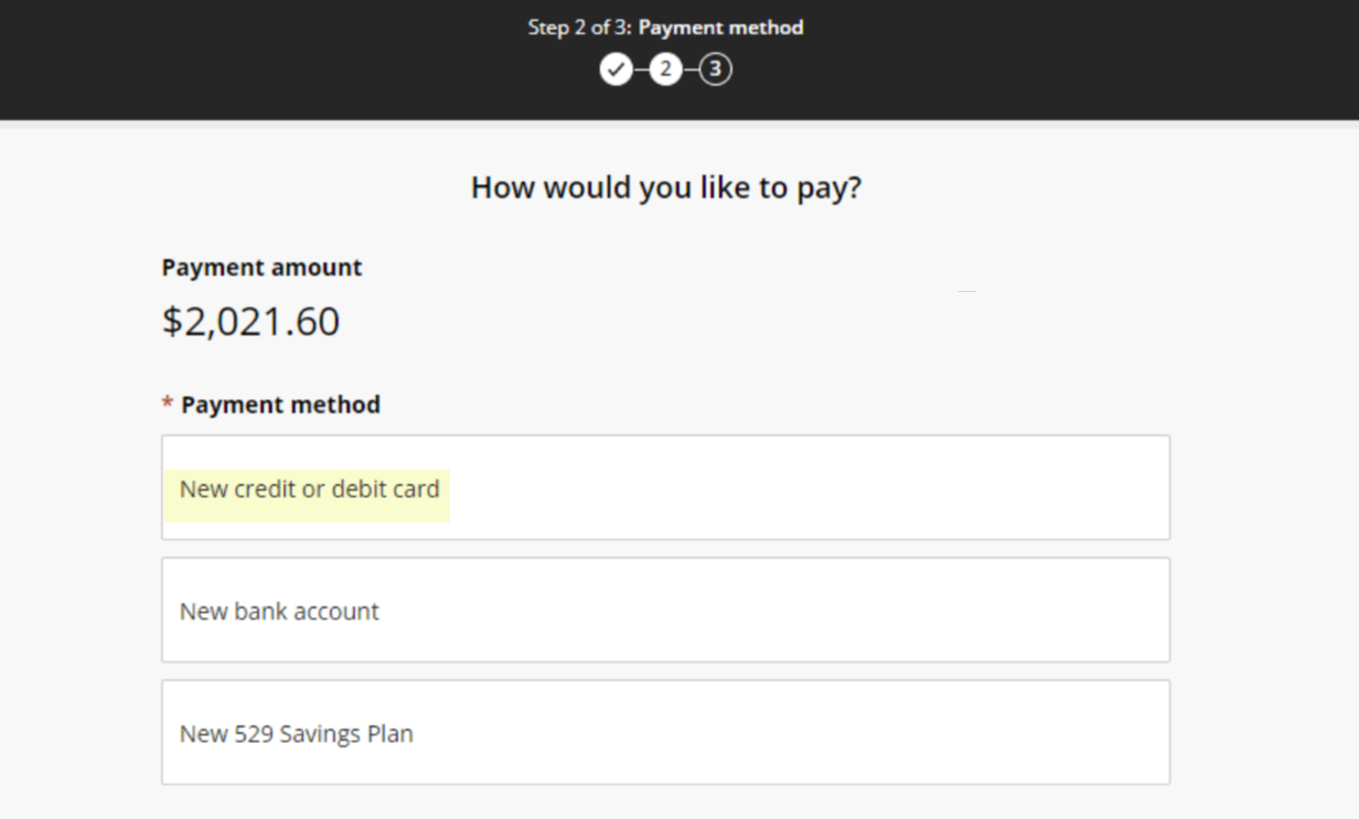 How do I make a payment using a credit/debit card or ACH/eCheck