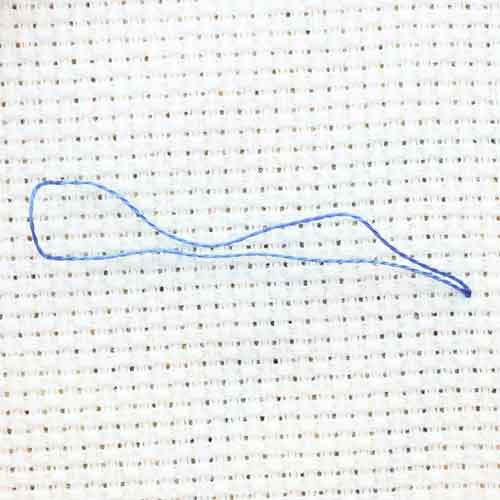 Different ways how to start your cross stitch. How to start cross