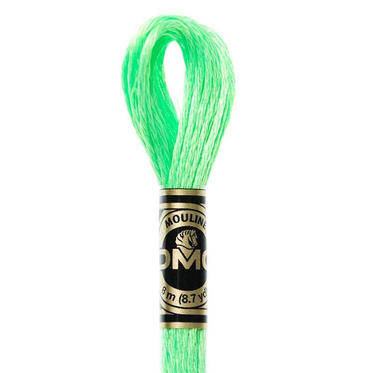 DMC Light Effects Floss per Skein of 8m E990 Neon green Studio
