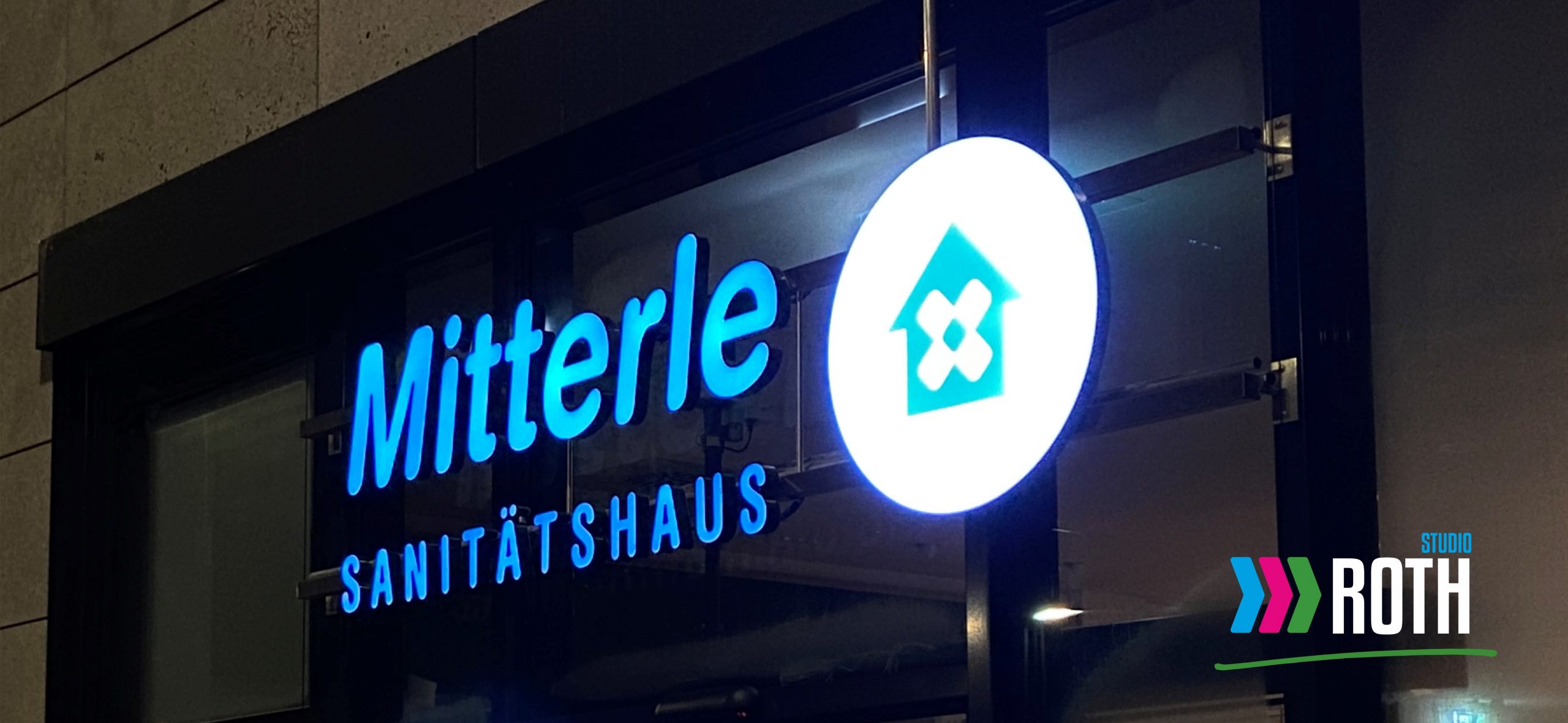 Leuchtwerbung vom StudioRoth in Bensheim an der Bergstraße