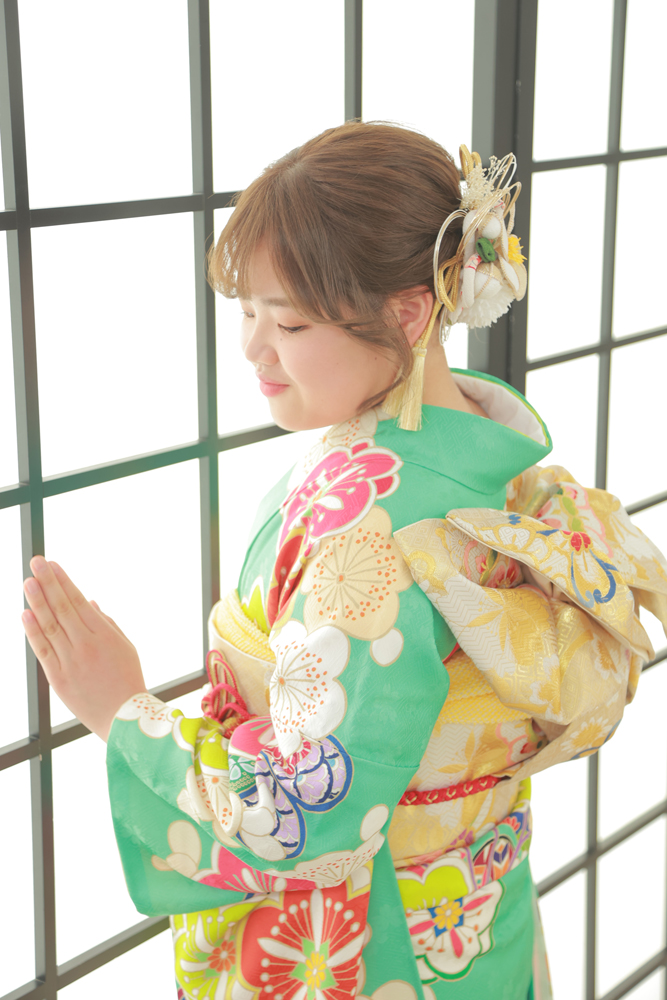 振袖撮影 二十歳の集い トータルフォトスタジオトマト栃木県小山市の写真館です。七五三、お宮参り、成人式はトマトへ