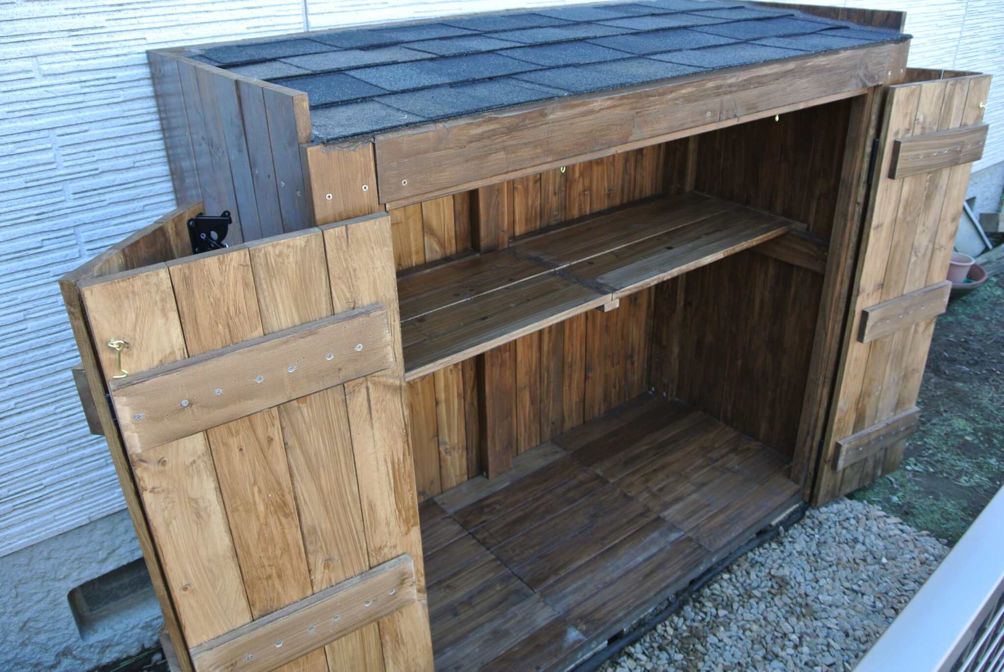 [DIY] 屋外収納庫 作り方 最適なサイズで出来る Studio TOUCAN
