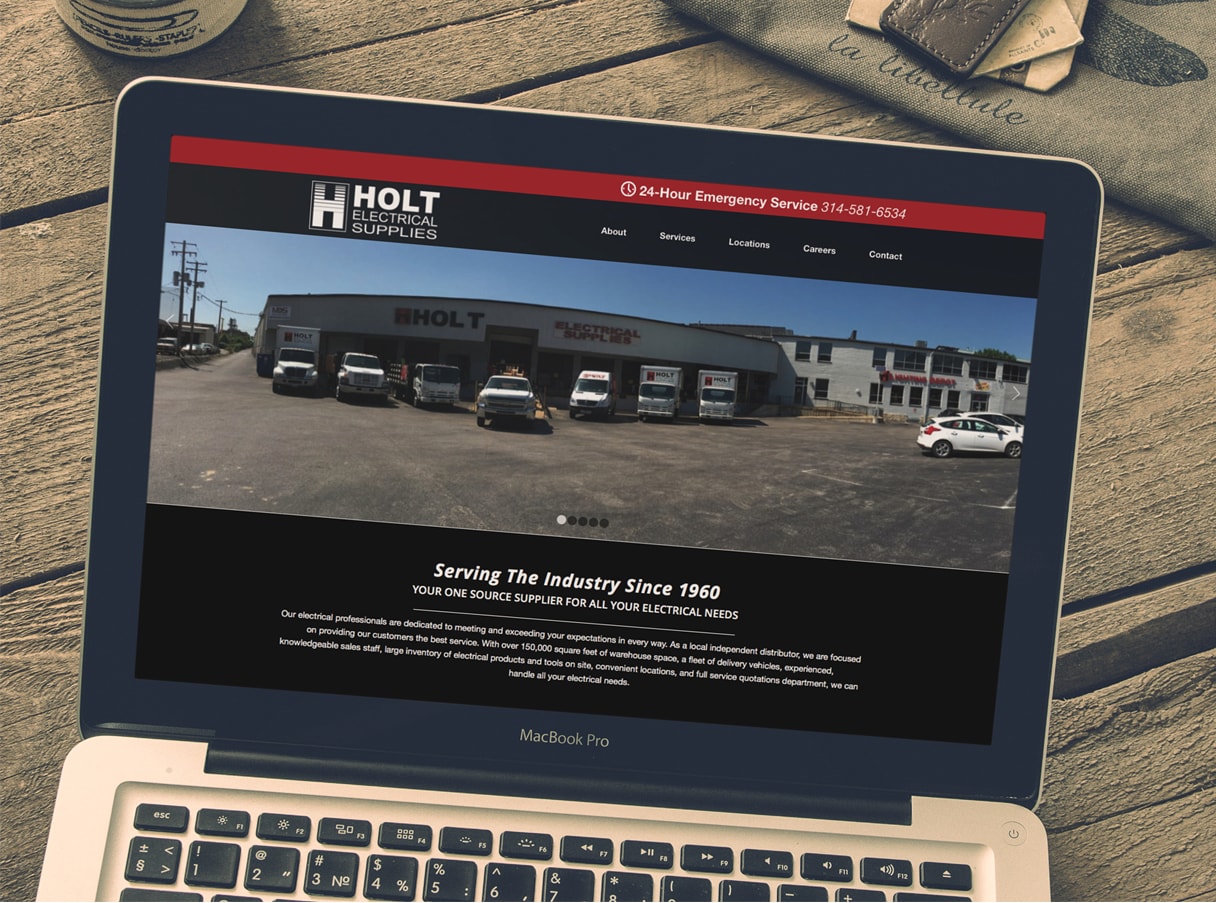 Holt Electrical Supplies Professional WordPress site Design