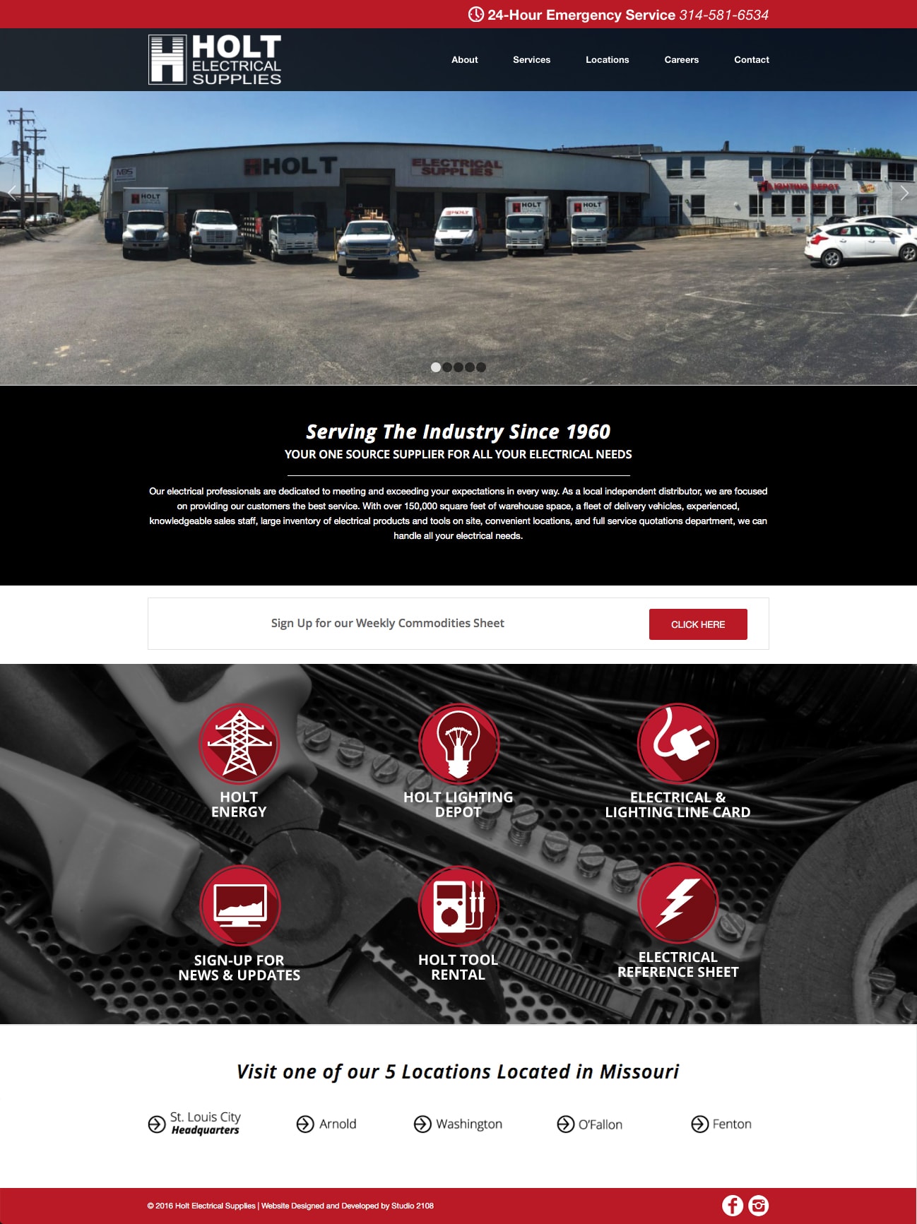 Holt Electrical Supplies Professional WordPress site Design