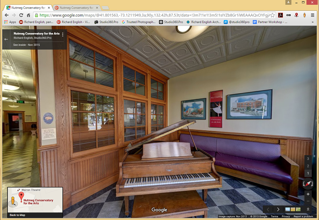 Nutmeg Conservatory for the Arts Google Maps Street View