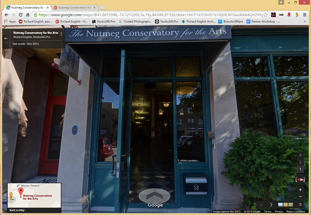 Nutmeg Conservatory for the Arts Google Maps Street View