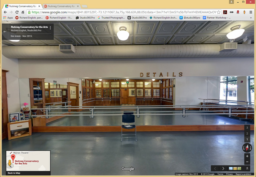 Nutmeg Conservatory for the Arts Google Maps Street View