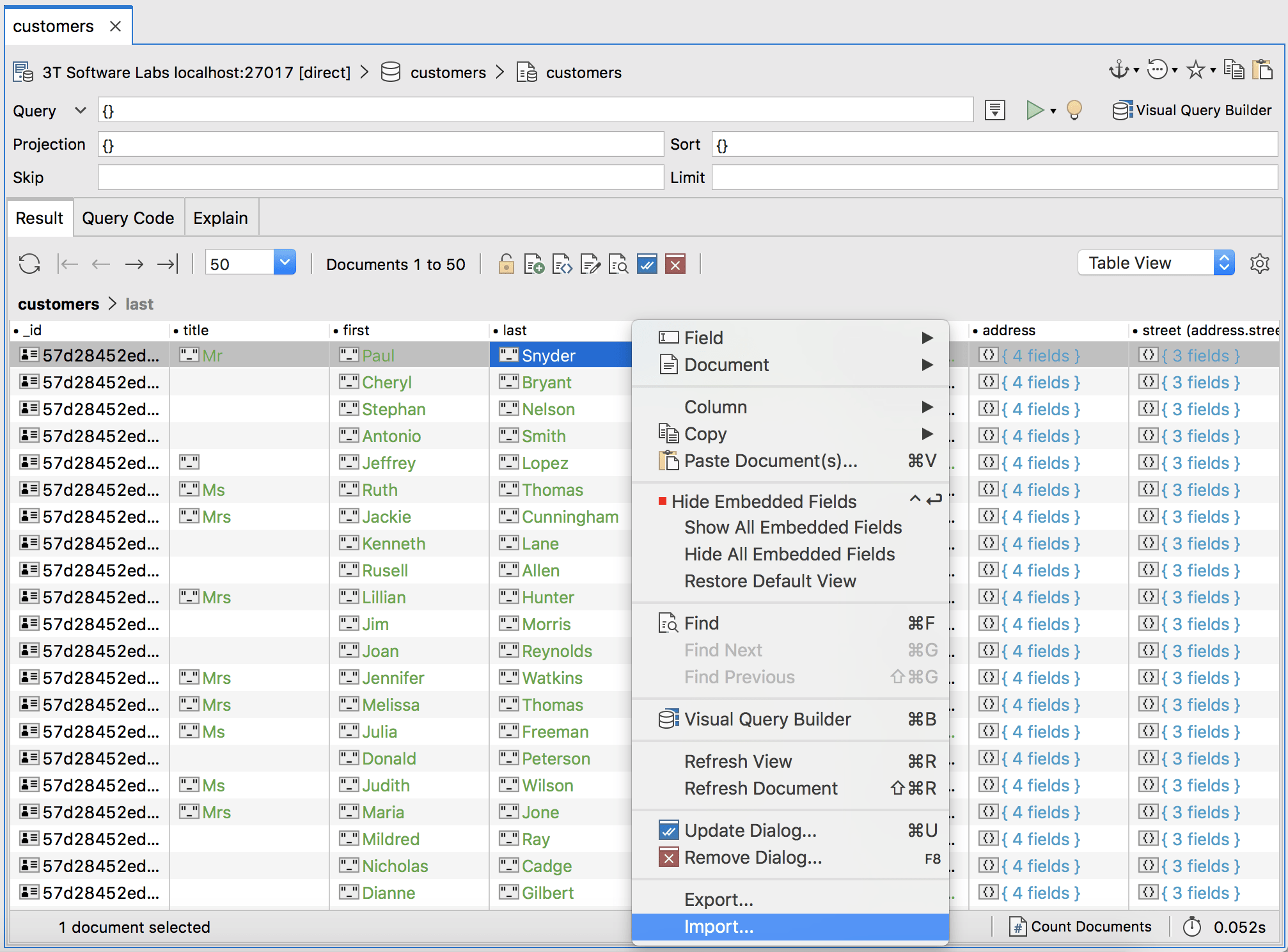 How to Import CSV, JSON, BSON & SQL to MongoDB