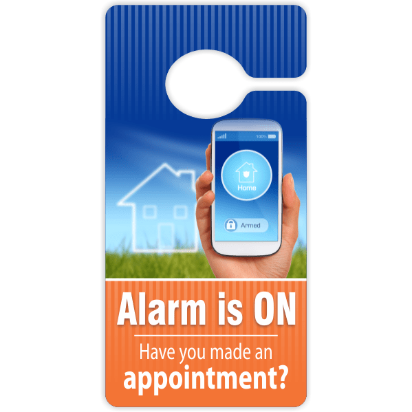 “Alarm is On” Door Hanger Studio 4 Signs