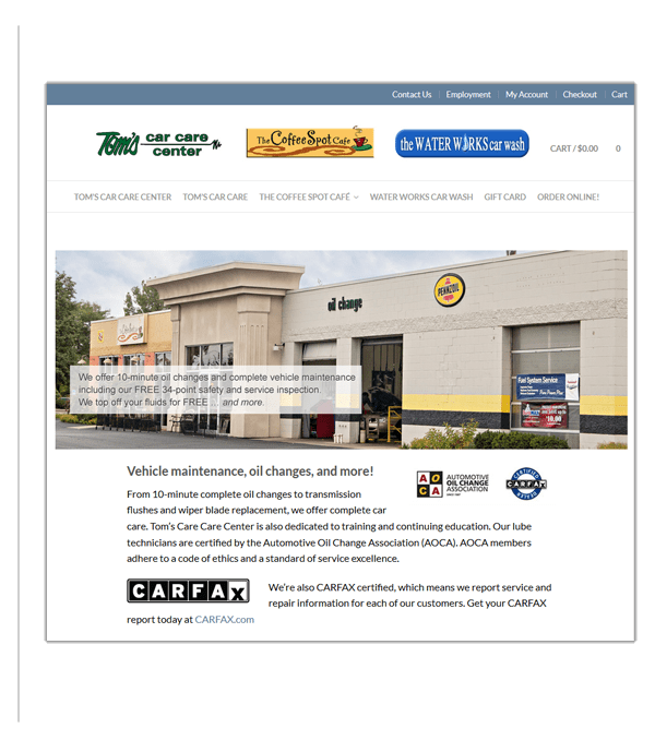 » Tom’s Car Care Center