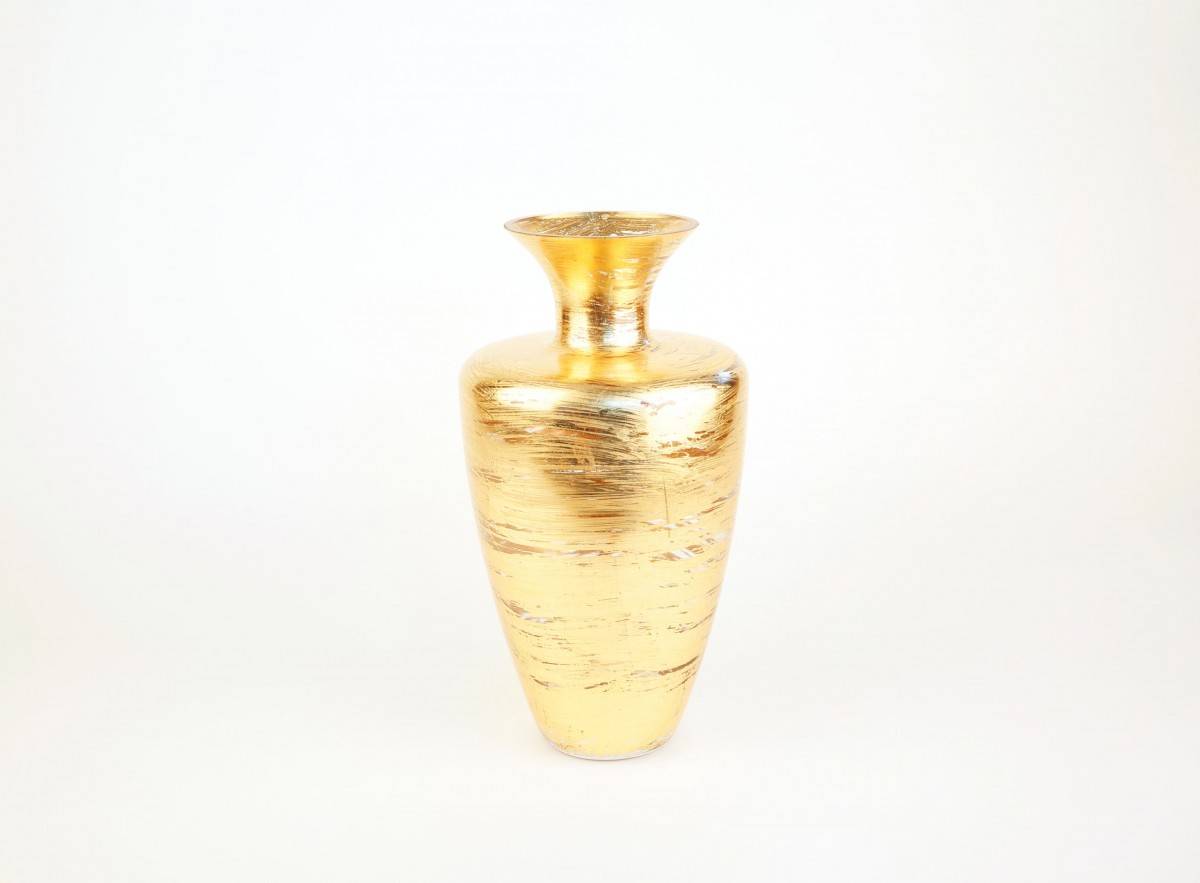 Brushed Gold Glass Vase Studio 77 Home Design