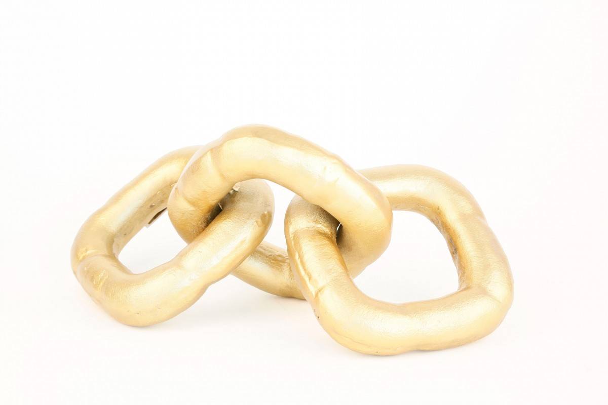 Gold Metal Chain Studio 77 Home Design