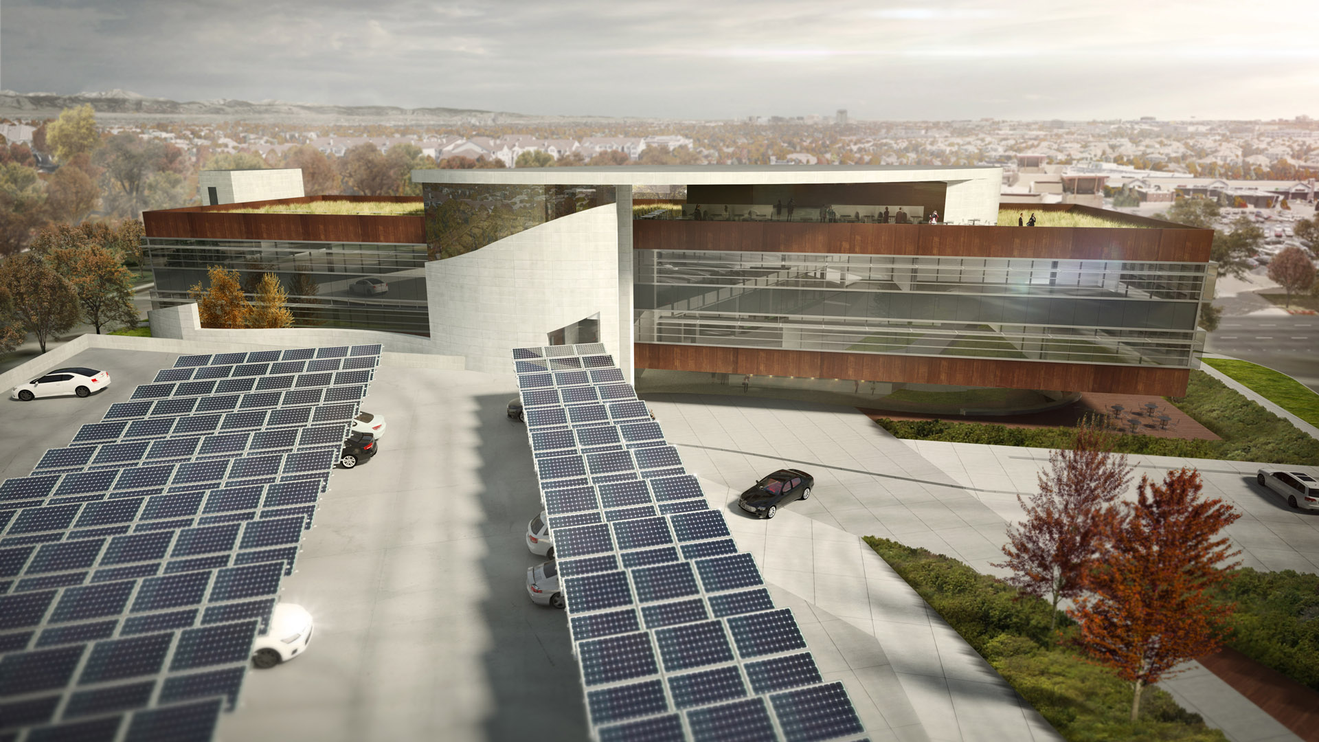 Lone Tree Office Building Seven G Illustration