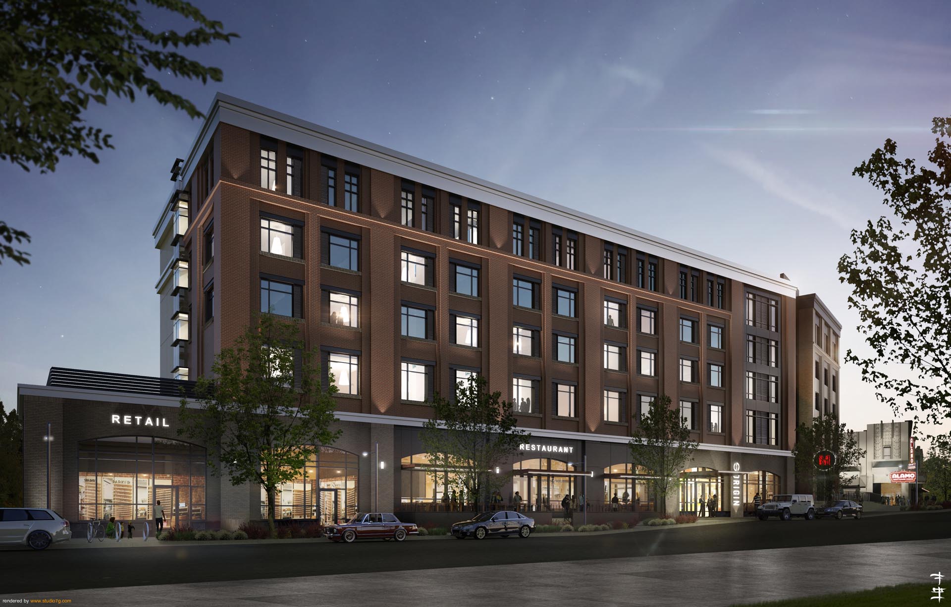 Origin Hotels Seven G Illustration