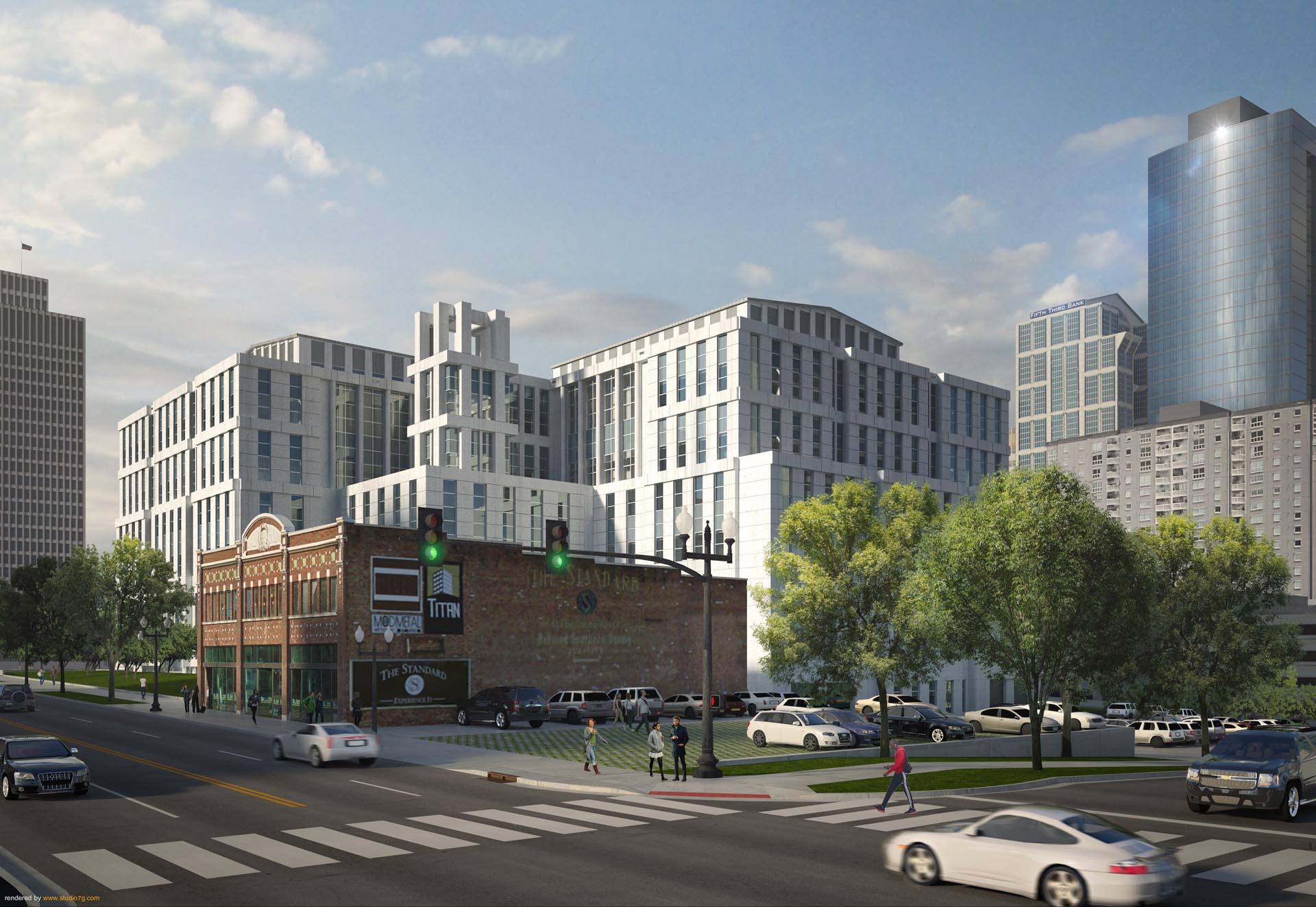 Nashville Federal Courthouse Seven G Illustration