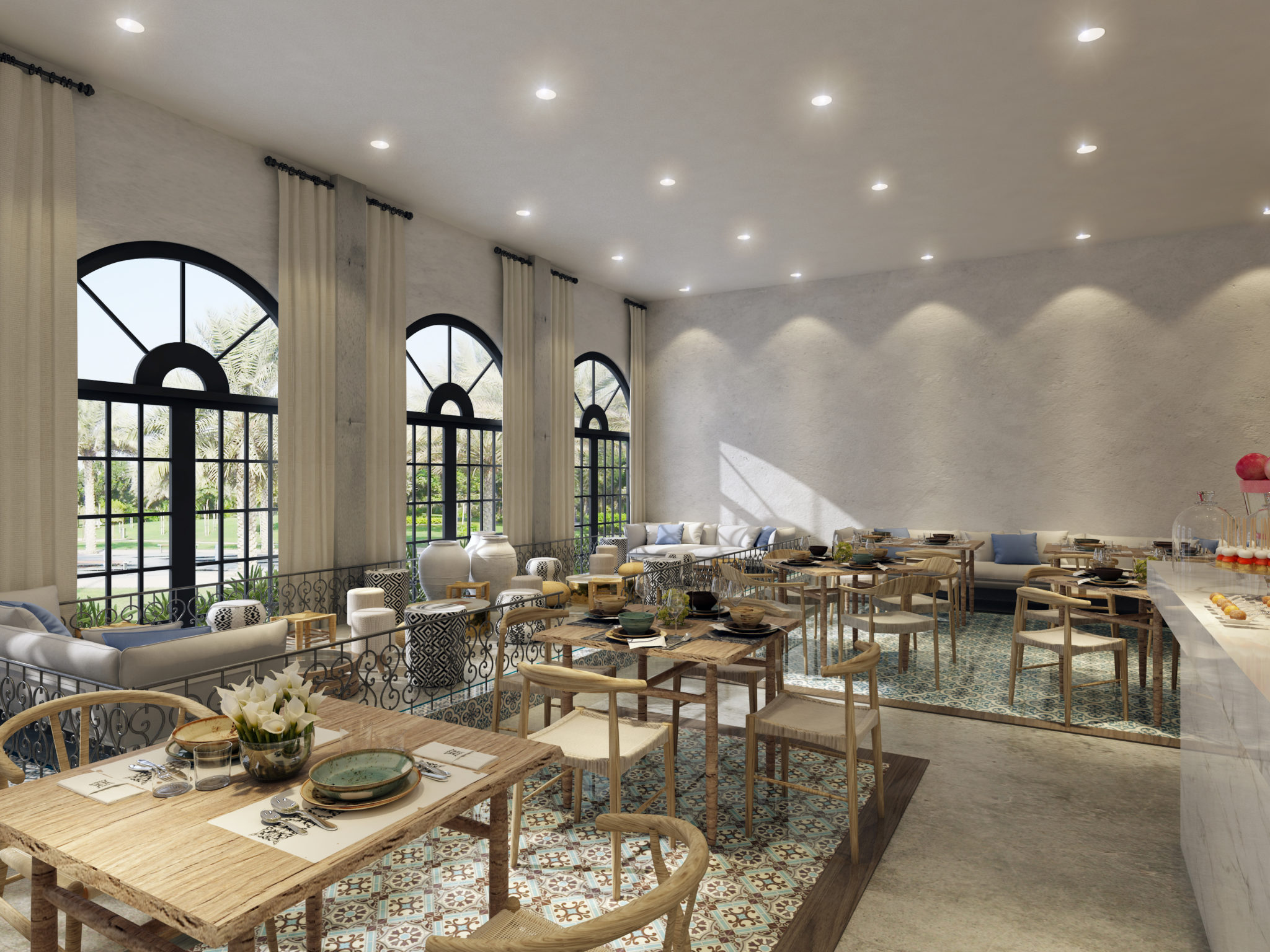 Areesh Restaurant, Amwaj Island, Bahrain StudioA Interiors
