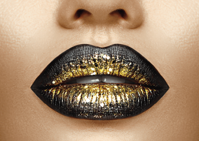 Gold Lips Art Print Studio&Me