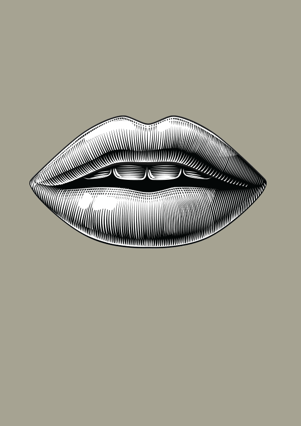 Lips Art Print Studio&Me