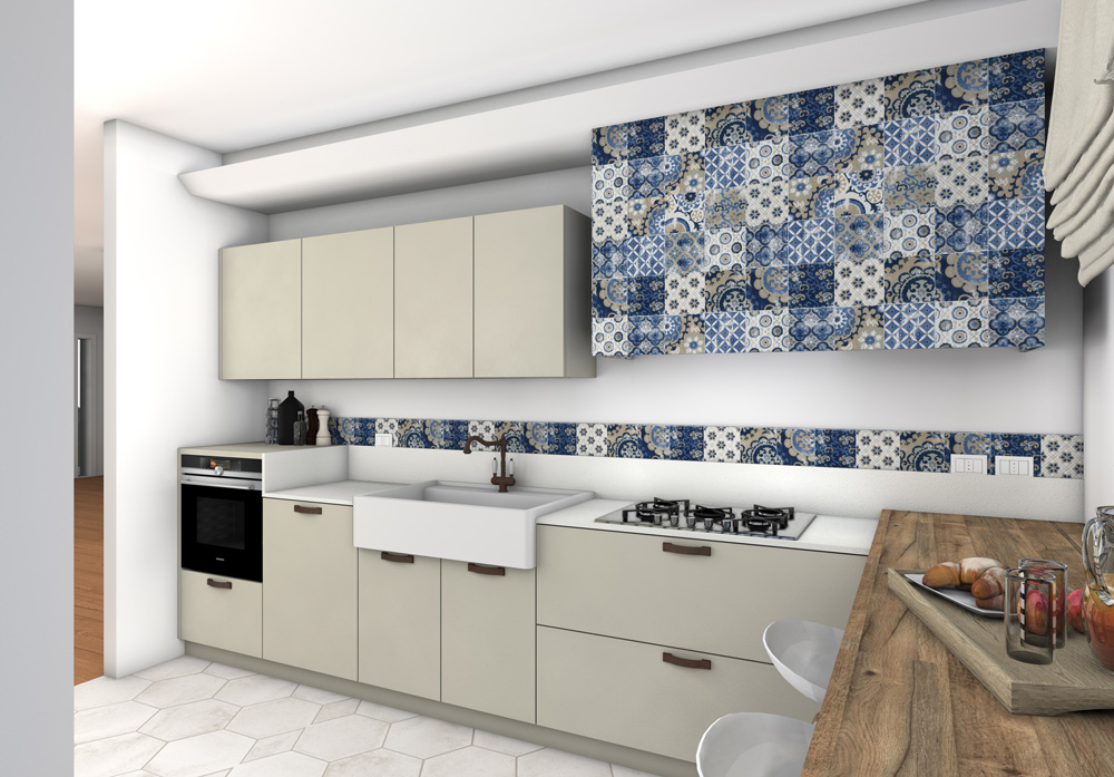 STUDIO BB DESIGN CUCINA MAIOLICHE
