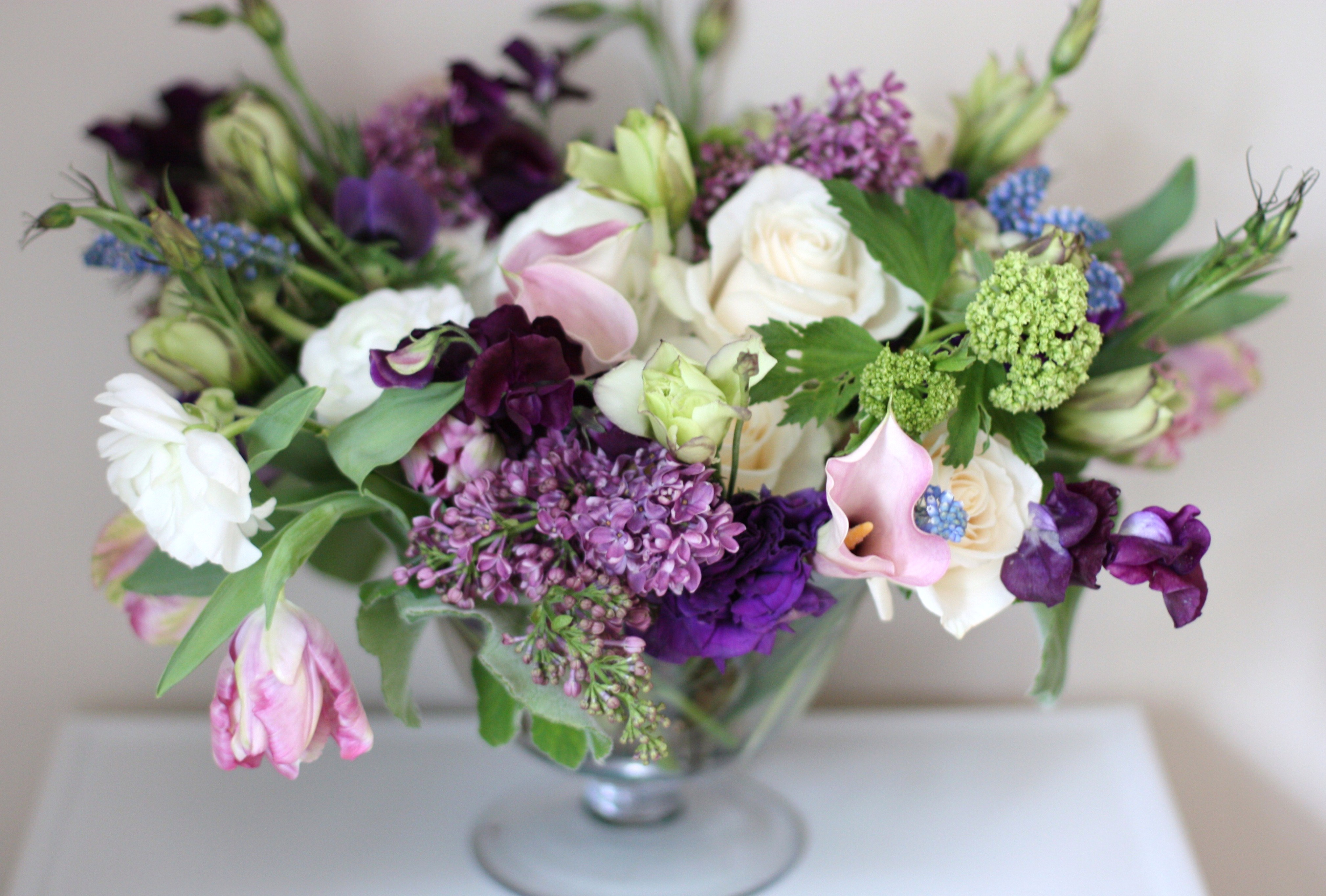 Spring Purples Blush Floral Design