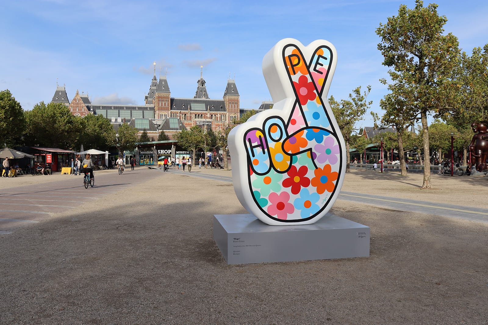 HOPE Sculpture Museumplein Amsterdam Studio Ceizer