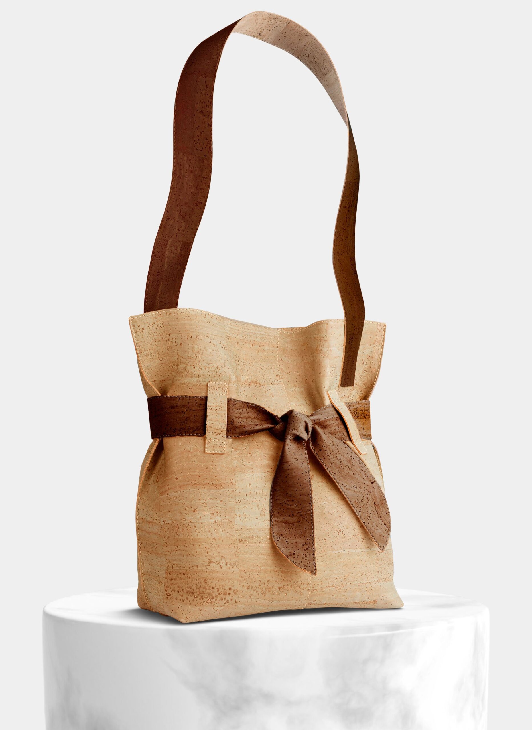 Natural Cork Knot Shoulder Bag StudioCork