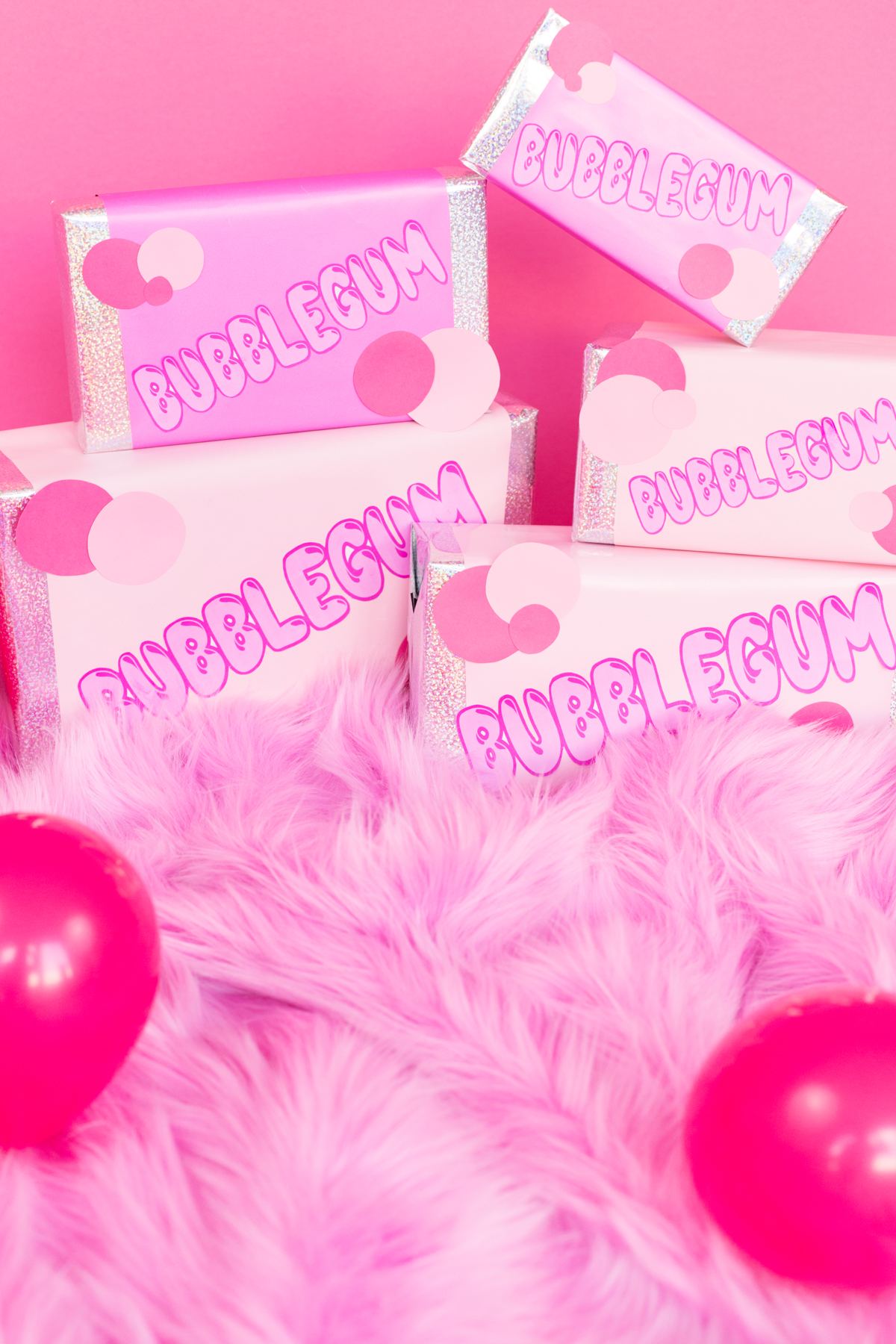 DIY Bubblegum Gift Wrap Studio DIY