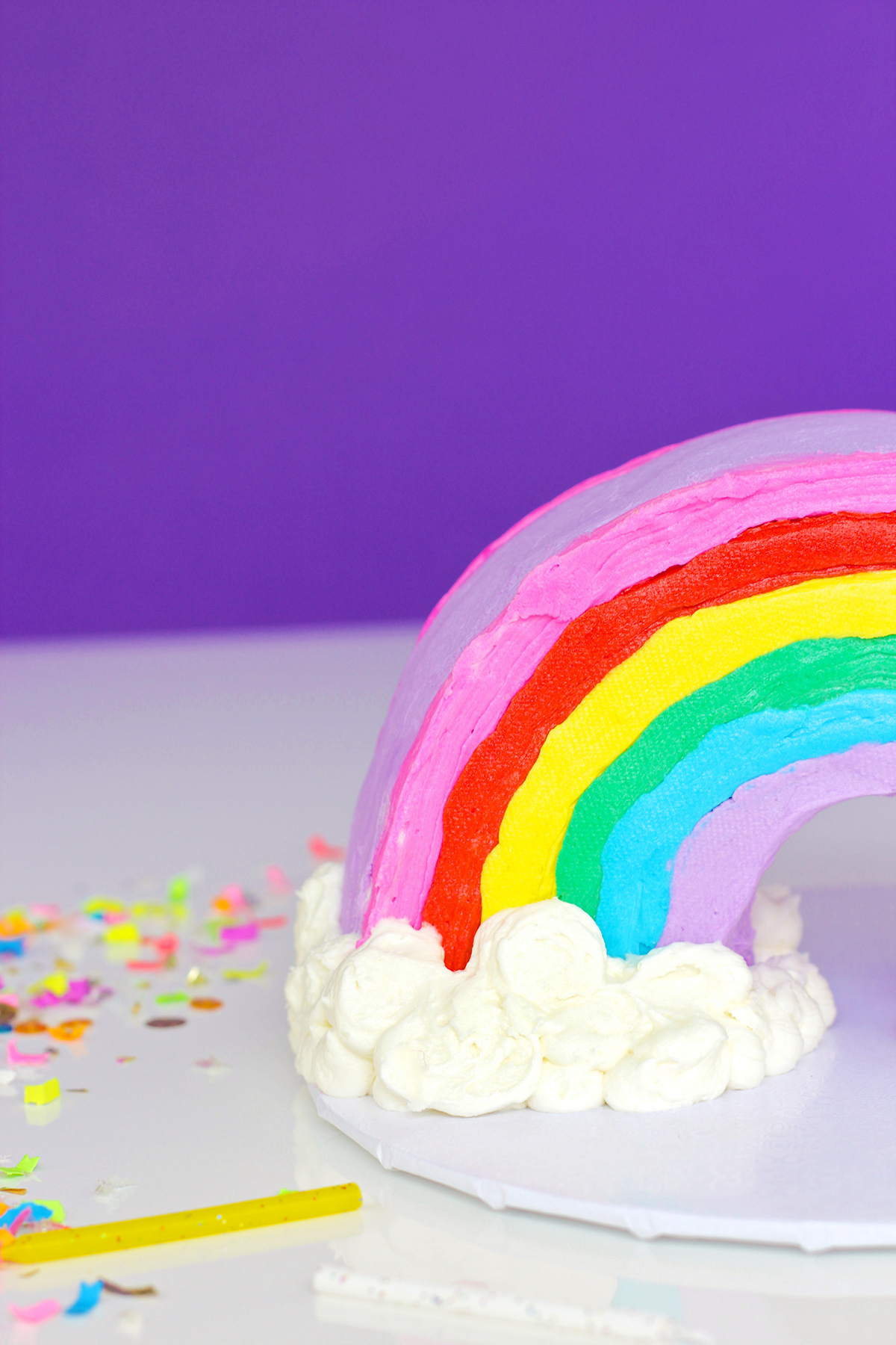 Rainbow Bundt Cake Studio DIY