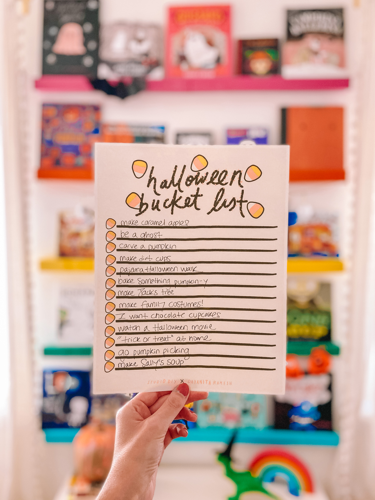 Halloween Bucket List (Free Printable!) LaptrinhX