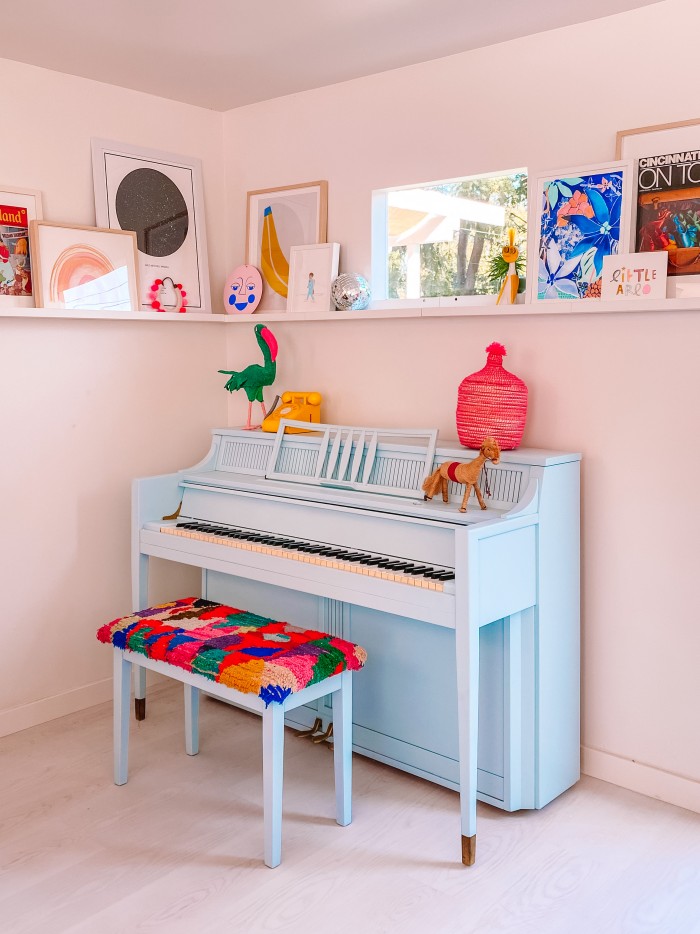 How To Paint A Piano Studio DIY