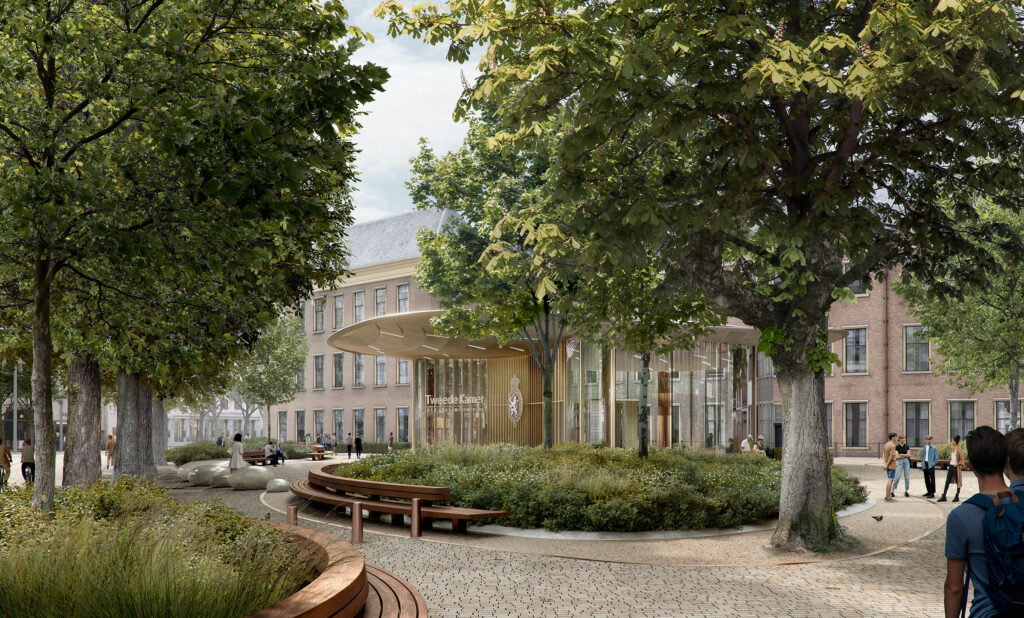 Design of the new entrance for visitors to the Dutch House of