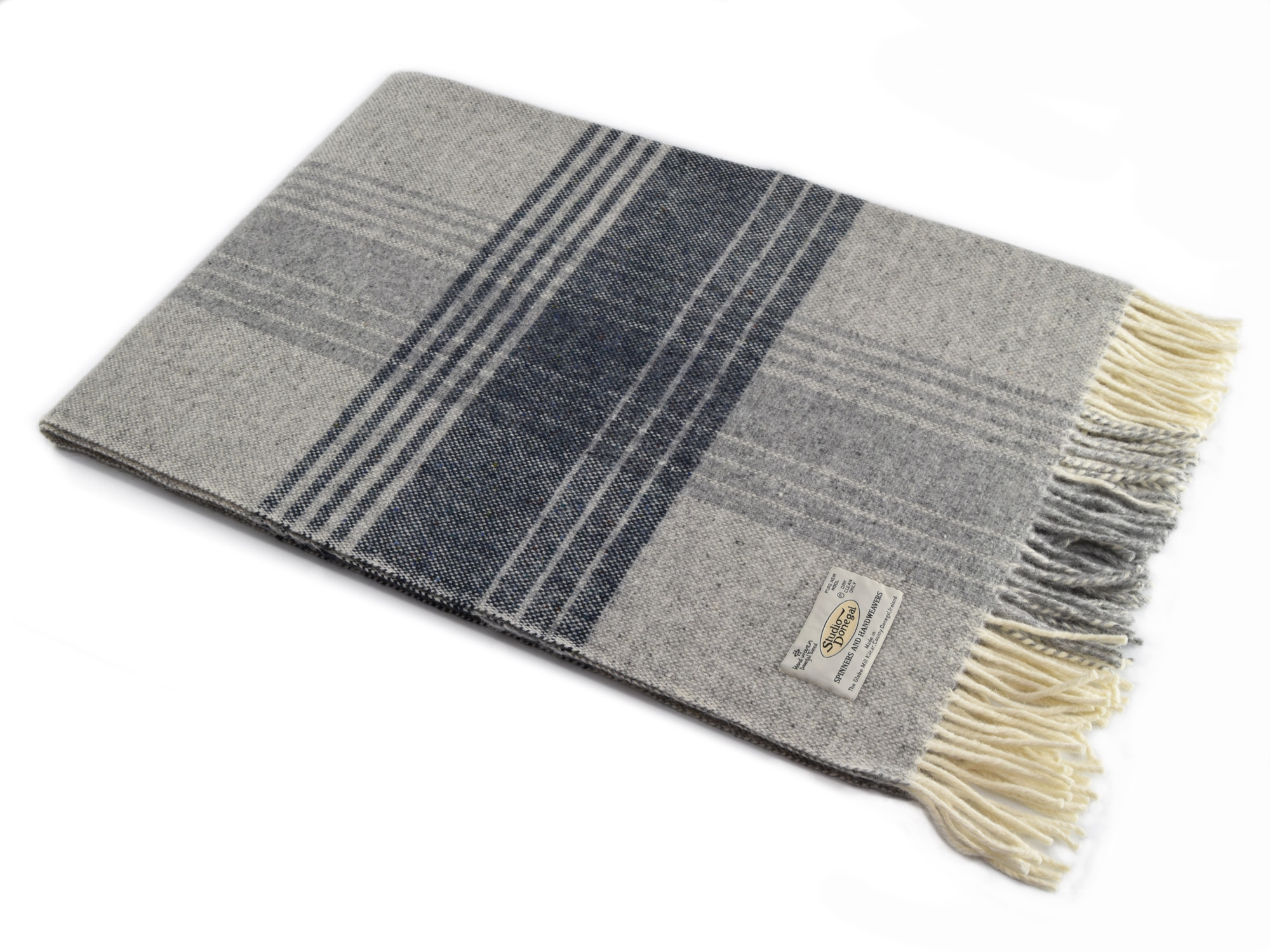 Donegal Plaid Throw Studio Donegal Hand Woven Blanket