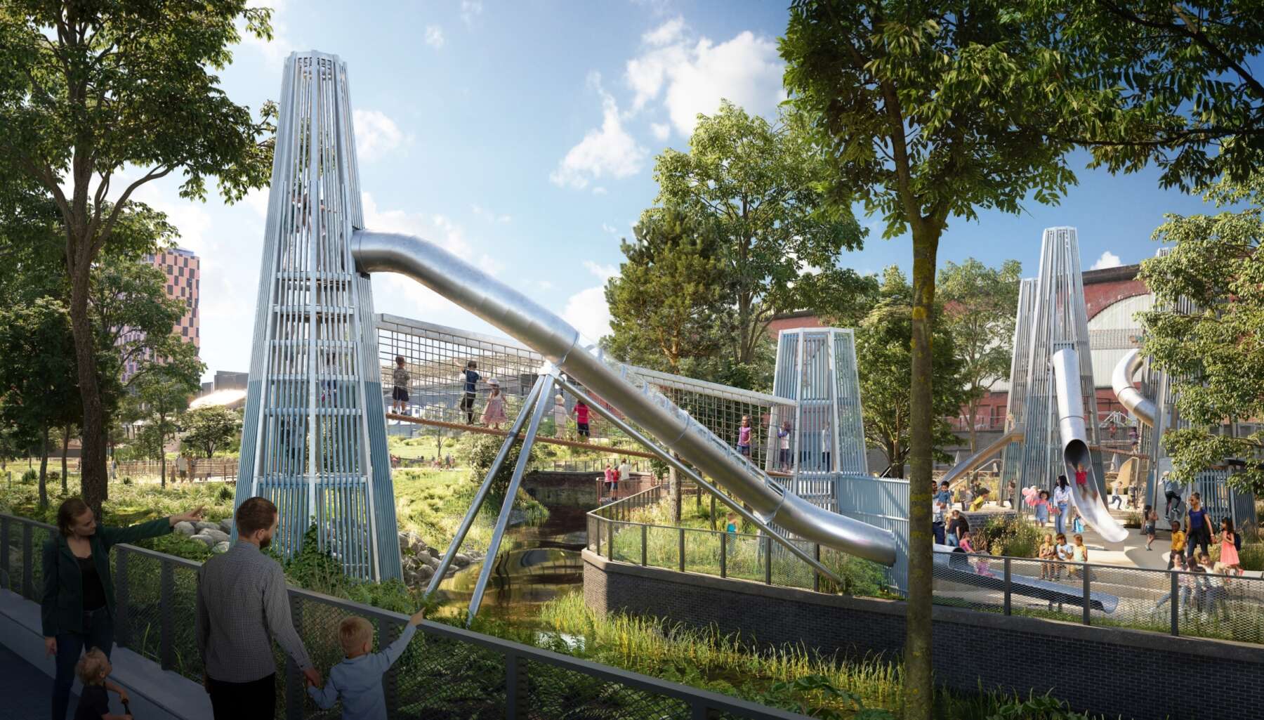 Images revealed of Manchester's largest public playground