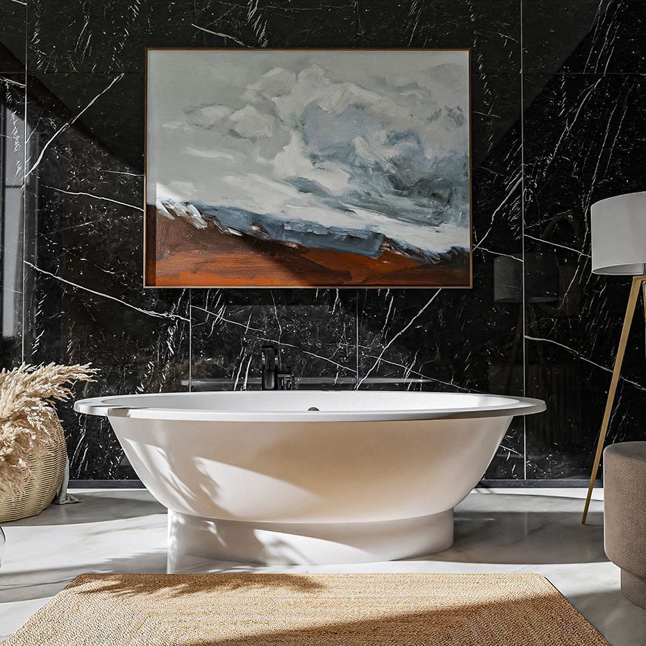 Cast stone bath StudioStone LIARD