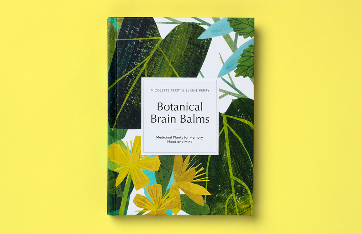 Botanical Brain Balms book design Studio Noel