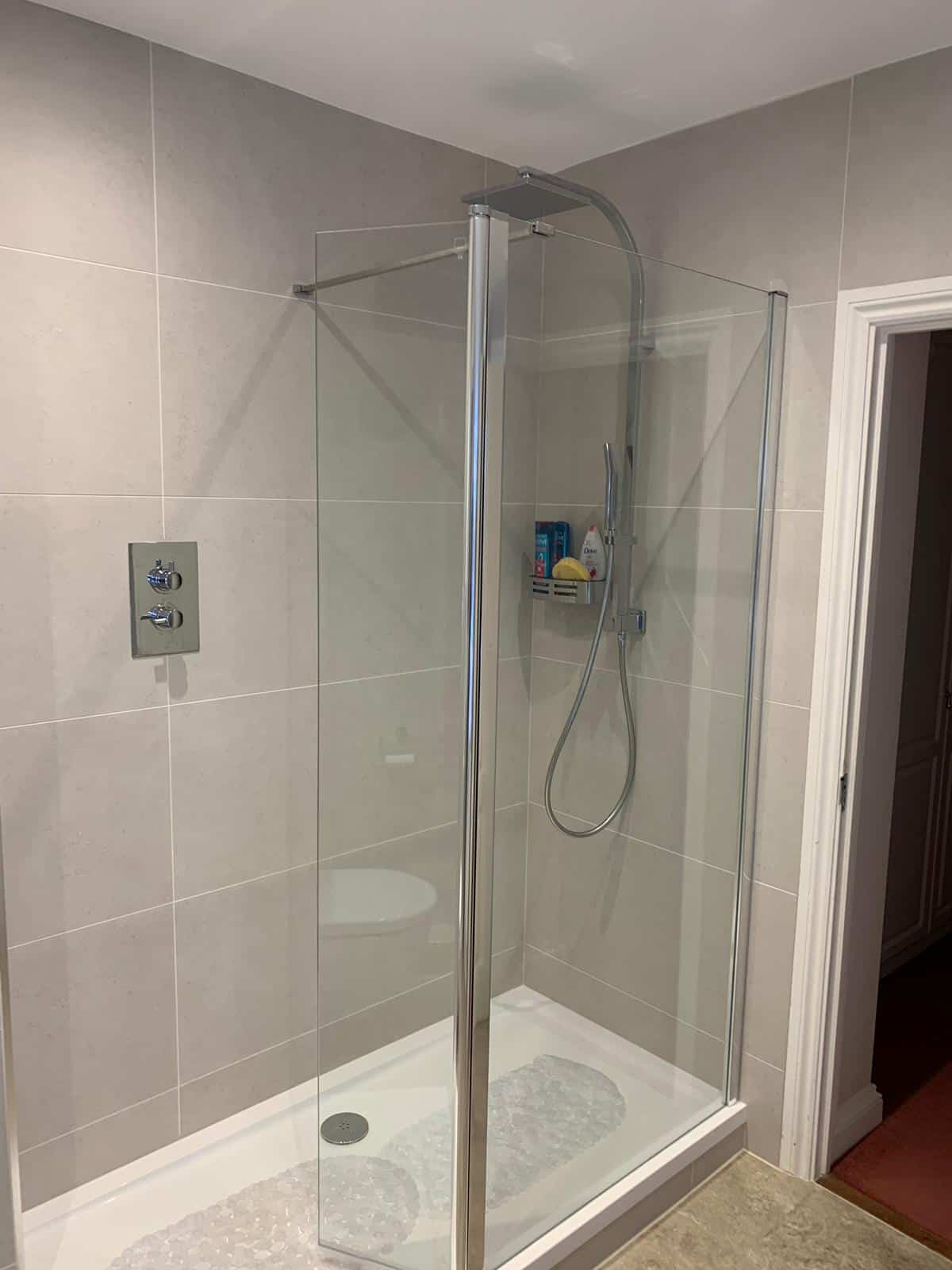 Large Walk in Shower with Fitted Furniture Studio One South West