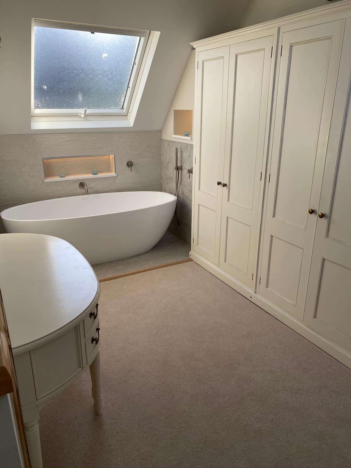 Freestanding Bath in Bedroom Studio One South West Luxury Tailor