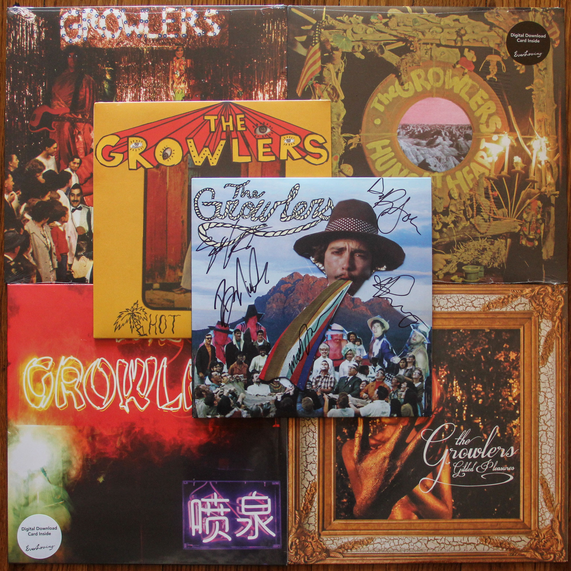 The Growlers Vinyl Discography & Show Tickets, February 2016 SOLD