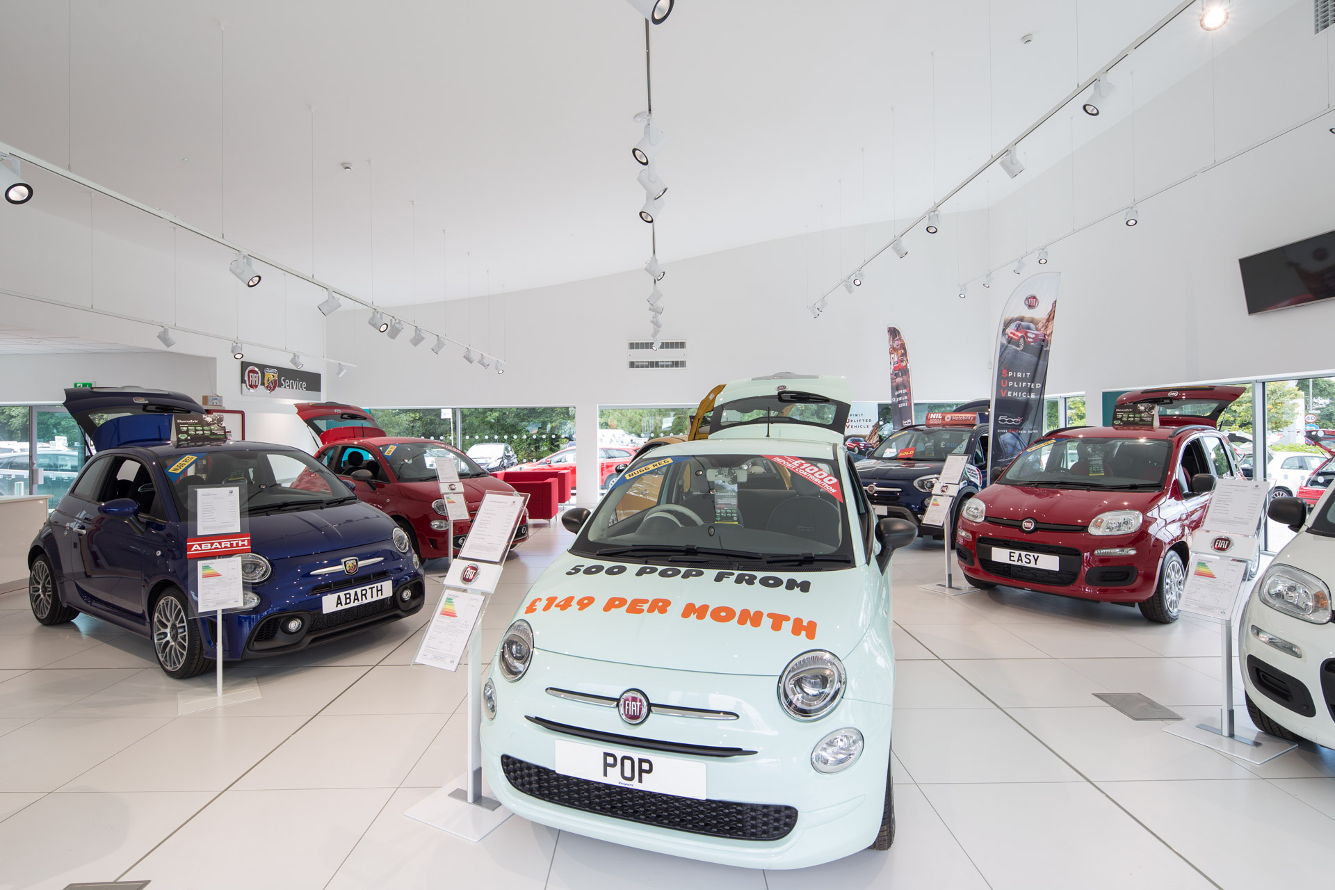 Car showroom, Truro studio skein