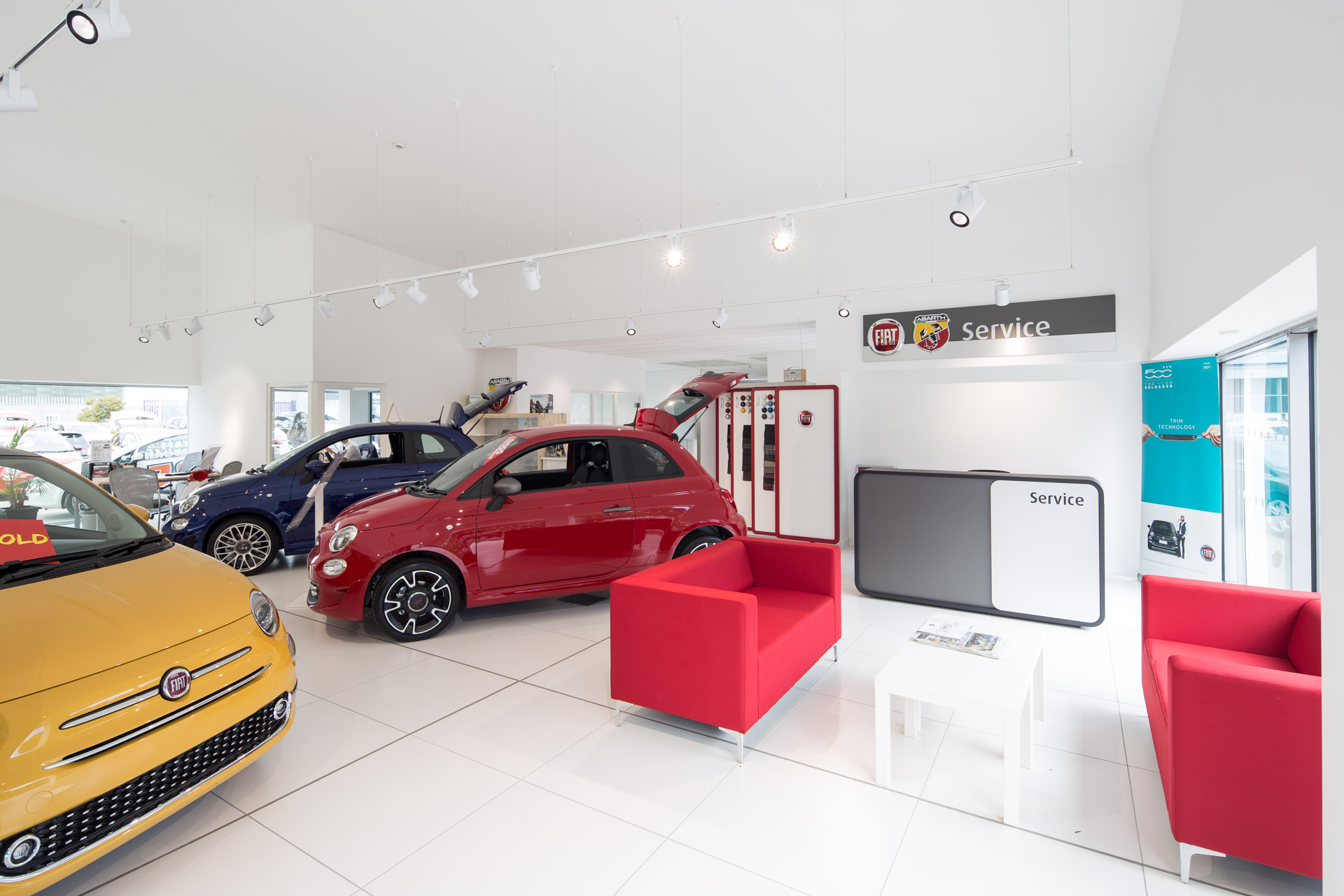 Car showroom, Truro studio skein